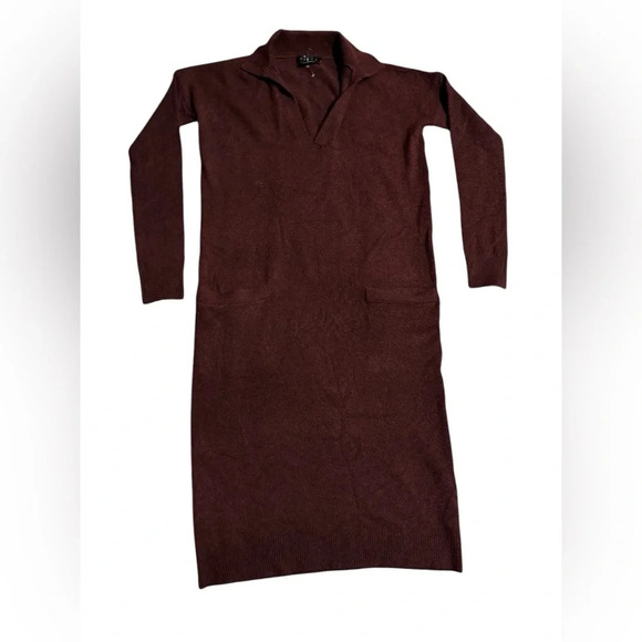 🤎 HATCH “The Polo” Knit Maternity Sweater Dress 🤎 - Picture 3 of 6